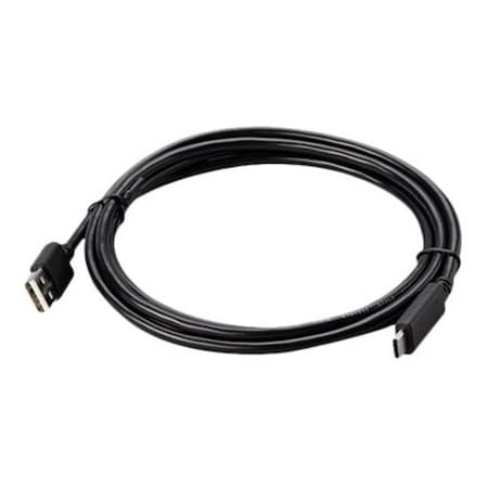 Hi-Tec 6 ft. Type A USB-C Data Transfer Cable, Black HI2938175