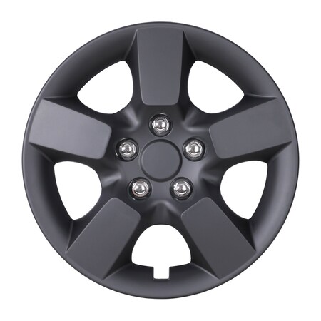 Altertrim 2008-2015 Nissan Rogue / Rogue Select 16 in Hubcaps w/ Decor Lugs Fits Steel Whls, 4PK CHB-5136Z-BP-16