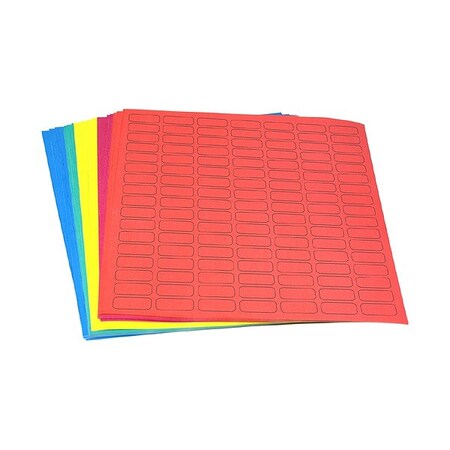 Zoro Select Cyro Label, Assorted, Polypropylene, PK20 GRAING-C11