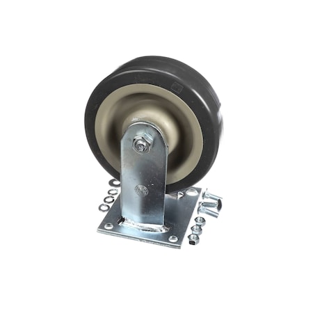 Metro Caster without Brake, Rigid Plate, 6in, Single C6PR
