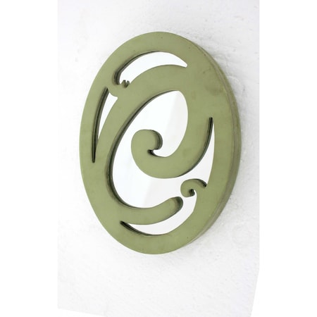 Homeroots Green Wood Wall Decor 274580