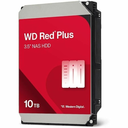 Western Digital WD RED PLUS SATA 10TB NAS HDD 7200 RPM 3.5 WD100EFGX