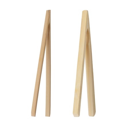 Hic Kitchen BAMBOO TOAST TONGS S/2 BUN00561