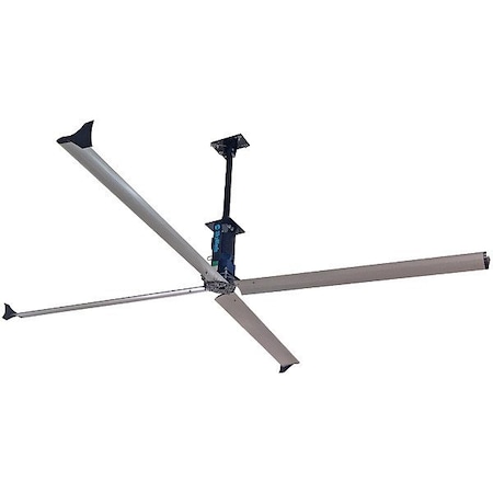 Skyblade Ceiling Fan, Silver, 24 ft Dia STEP-2473-623-3