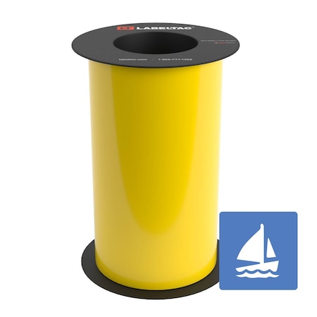 Labeltac Marine Supply 9in x 75ft LT9, Yellow LT901MN-C