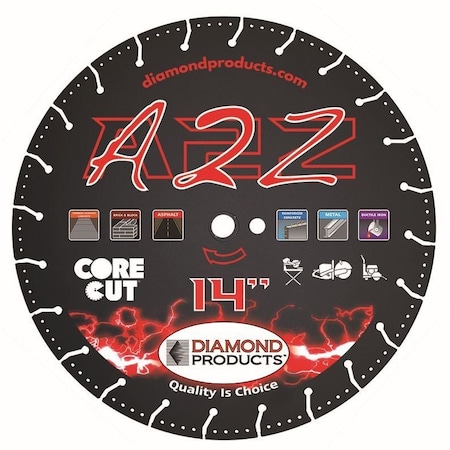 Diamond Vacuum Bond Turbo Blade 9" X .125" X 7/8" A2Z 18751