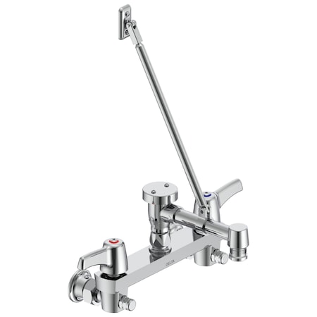 Delta Commercial 28C8: Two Handle 8 In Wallmount Service Sink Faucet 28C8183