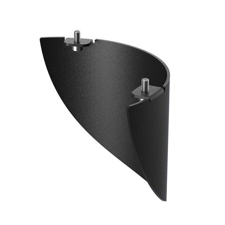 Westgate G4 BOLLARD 180-DEGREE GLARE SHIELD - BLACK BOL-G4-GSH-01-BK