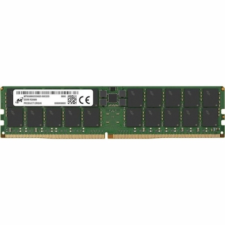 Micron DDR5 RDIMM 96GB 2RX4 6400 CL52 24GBIT SINGLE PACK MTC40F204WS1RC64BR