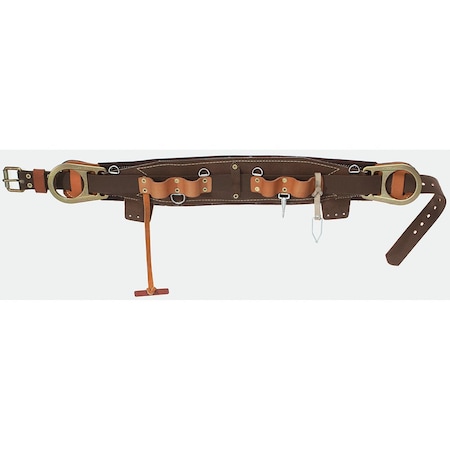 Klein Tools Lineman Belt, Includes Padding: Yes 2 D-Rings, Size D23 5266N-23D