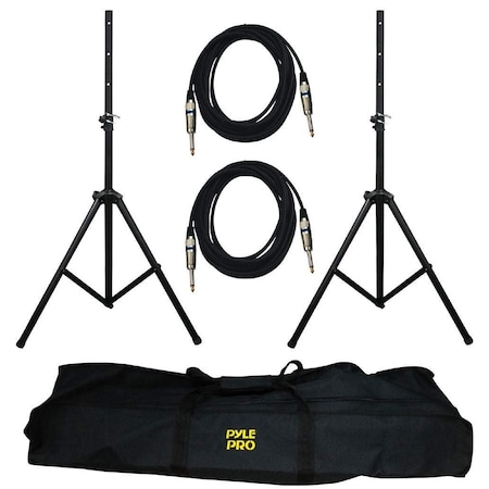 Pyle PyleUniversal Stand Kit-Height Adjustable 3.6 ' -5.6 ' Tall Sound Equipment Tripod Mount for Speakers PMDK102