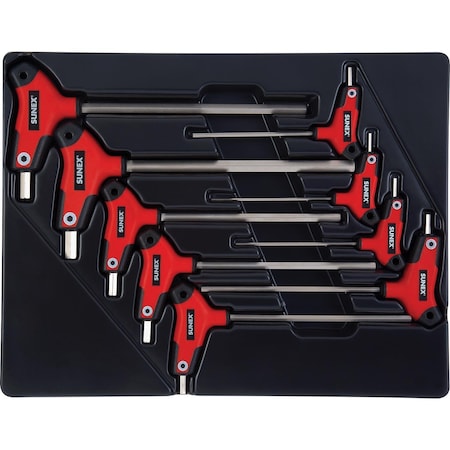 Sunex 9 Piece SAE T-Shape Hex Key Set, 9859 9859