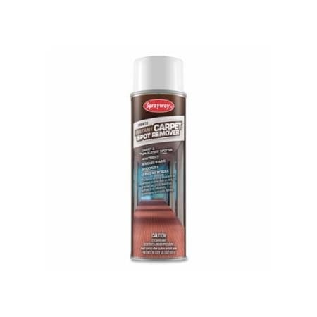 Sprayway Instant Carpet Spot Remover, 20 oz. Aerosol Can, 12PK 893-SW879