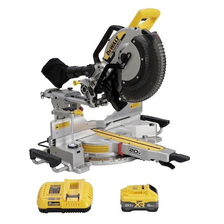 Dewalt Miter Saw Kit, 12 in Dia, 3800 RPM DCS785WW1