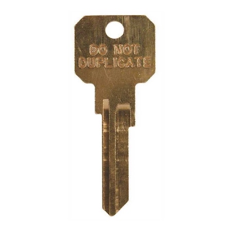 Kaba Ilco Security Bow KW10 Blank Key Gold A1176ST- HNNS