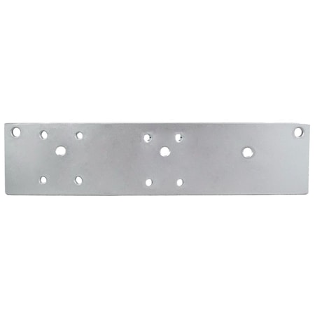 Global Door Controls Aluminum Door Closer Drop Plate for the TC4300 Series Pull Side Mount on Door DP-4300-18AL