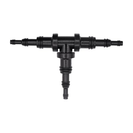 Auveco Universal Break-Off Hose Tee 1/8in x 1/4in x 3/8in, 5PK 10368