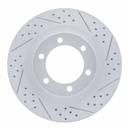 Dynamic Friction Co DFC Geoperformance Rotor - Drilled and Slotted 830-76126R