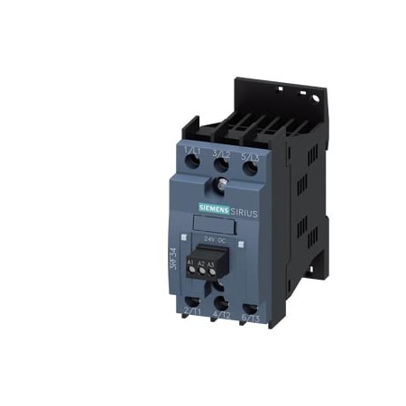 Siemens Solid-state contactor 3-phase 3RF3 AC 53 / 3.8 A / 40 Degrees C 48-480 V / 110-230 3RF3403-1BD24