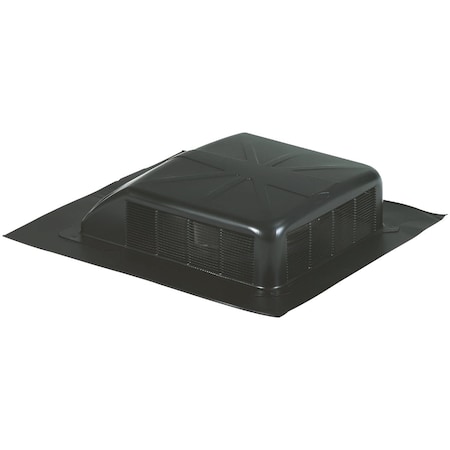 Airvent Airhawk 50'' Black Galvanized Steel Slant Back Roof Vent RVG55016