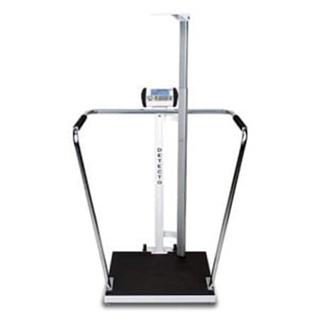 Detecto Waist High Bariatric Scale & Digital Height Rod Detecto-6857DHR