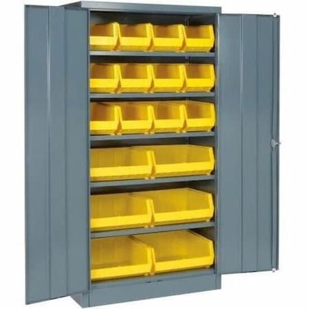 Global Industrial Locking Storage Cabinet, 36 in W, 72 in H, 18 D 500138