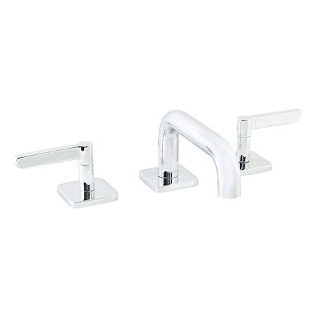 Speakman Low Spout Widespread Faucet, 1.2 GPM, Polished Chrome SB-3123R