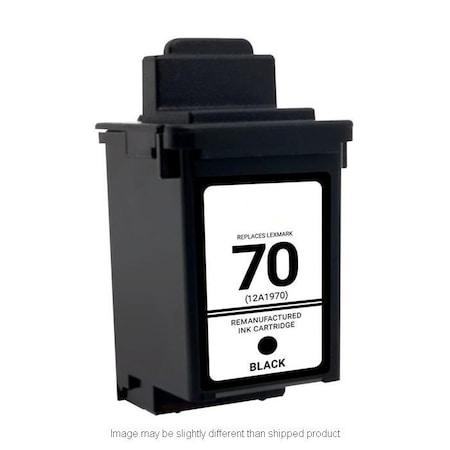 Lexmark Replacement No 70 SD YLD BLACK INK 12A1970
