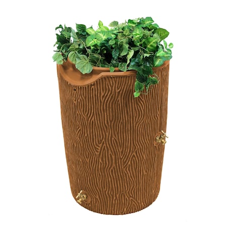 Good Ideas Impressions Bark 50 Gallon Rain Saver - Terra Cotta IMP-C50-TC