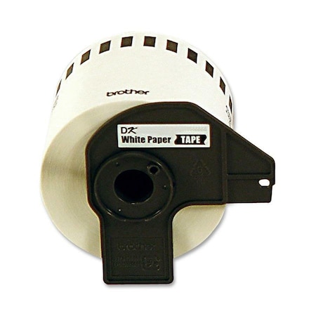 Brother Removable Label, Black/Yellow, Labels/Roll: Continuous DK4605