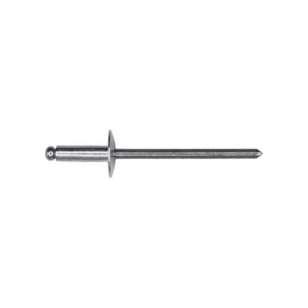 Auveco Pan-L-Rivets Large Flange 3/8in Diameter 1/8in Grip 3/16in-1/4in, 1000PK 8933