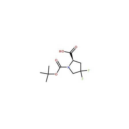 Ak Scientific (R)-1-Boc-4, 4-difluoropyrrolidine-2-carboxylic acid (1g), CAS 536747-87-2 4343AH-1g
