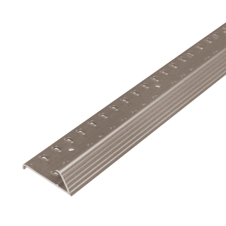 M-D Building Products 1-3/8 In. X 36 In. Pewter Aluminum Carpet Gripper w/ Screw Nails 43882