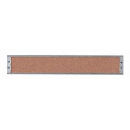 Aarco 3'' Display Rail w/ a Tan Vinyl Impregnated Cork Insert, 3''Hx144''W DR2-144
