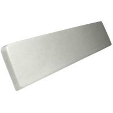 Fgi Foremost WW-22L Left-Handed Sidesplash, 22 in OAL, 3/4 in OAH, Marble, White WW-22L