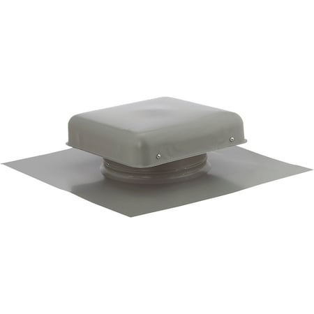 Norwesco 7-3/4 Galvanized Steel Grey Static Roof Mount Attic Vent 557159