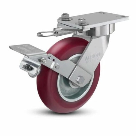 Albion Caster, Maintenance-Free, 10x2, 38AX10228SLFBK 38AX10228SLFBK