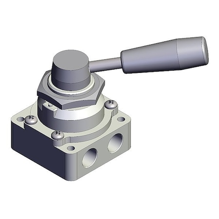 Smc Hand Valve, VH, Two-Position, 90 mm VH212-N02