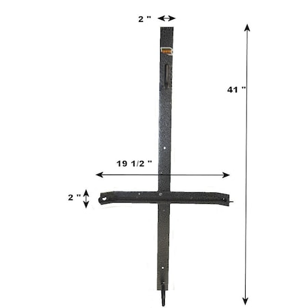 Rackem Mfg Bolt-On Mount To Closed Trailer, Holds 1 Backpack Blower, Black/ Gray, Steel RA-4