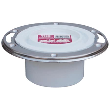 Cool Kitchen 884-PTM 3 in. PVC Hub Or Inside 4 in. Closet Flange CO698836
