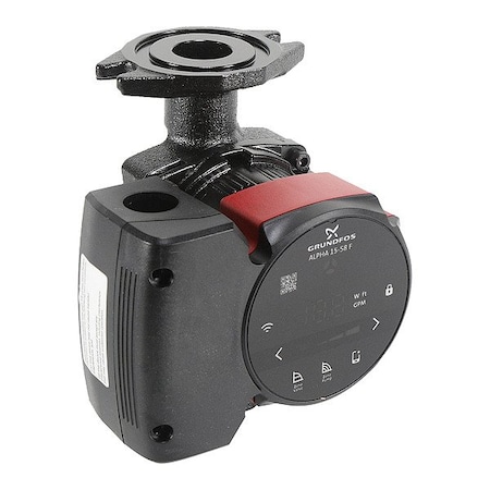 Grundfos Circulating Pump, Flange, 1/8hp, 115VAC 92603115