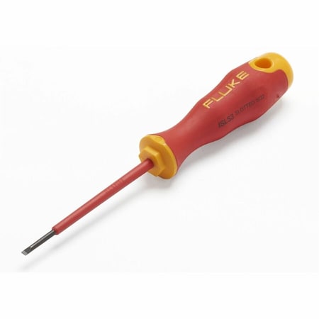 Fluke Insulated Slotted Screwdriver 5/32 in Round ISLS5