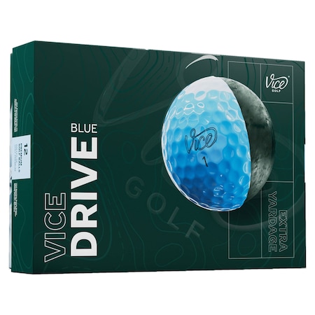Vice Golf Drive Blue Golf Balls, 12PK 111232