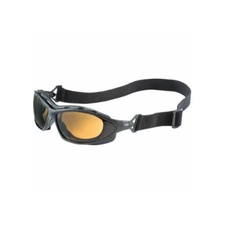 Uvex Seismic Sealed Eyewear, Espresso Lens, Polycarbonate, UvextraAF, Black Frame, 10PK 763-S0601X