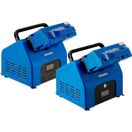 Global Industrial 2 LiFePO4 Swappable Batteries, Single Dock and Charger System 641909