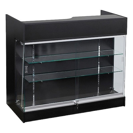 Specialty Store Services Retail Counter, Black, 42 in H, 48 in W 3367BK