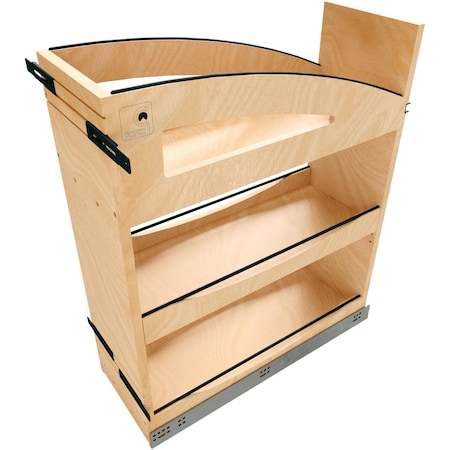 Revashelf Base Organizer 8-15/16in W Soft-close Wood/Black Craftsman 448CC-BCSC-8MB