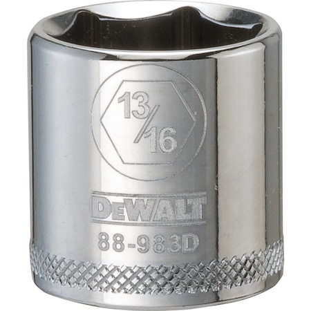 Dewalt Socket, 3/8-Drive, 13/16 In, 6 Pt DWMT88983OSP
