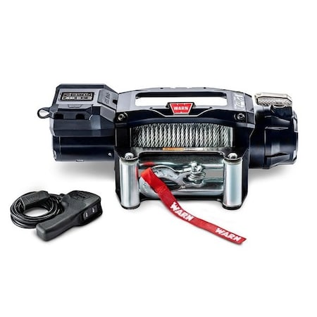 Warn Vehicle Mounted Recovery Winch 12 Volt 12000 Lb Capacity Steel Rope Roller Fairlead 110412