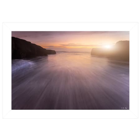 Homeroots The Future 1 White Framed Print Wall Art 405066